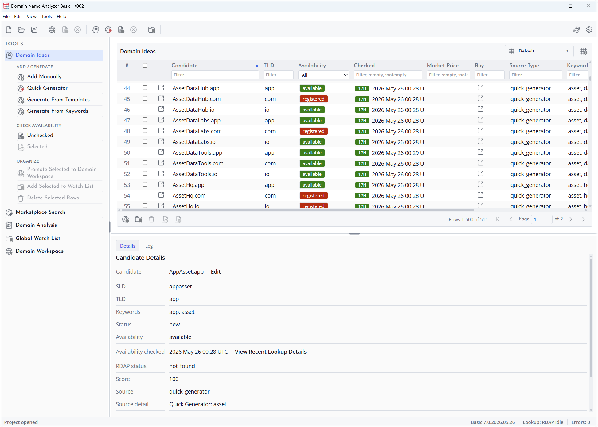 Screenshot of Window