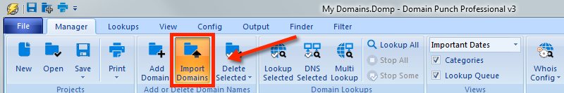Import CSV Data